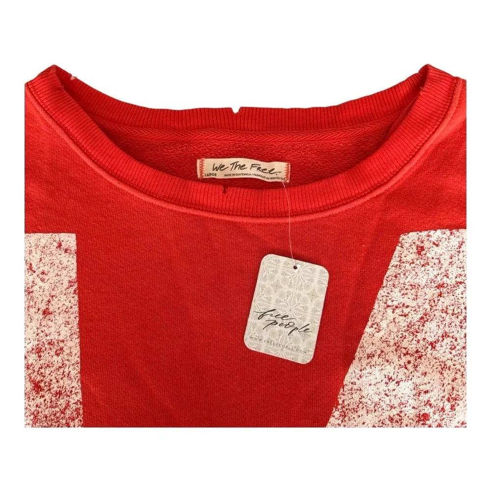 Free People Camden Graphic 14 Sweatshirt